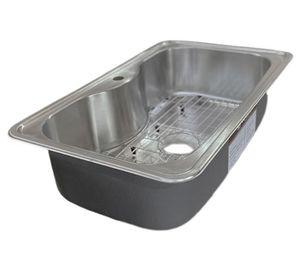 Lavaplatos empotrar gris 21x50x80 cm