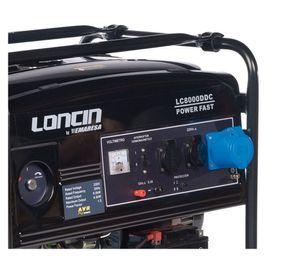 Generador a gasolina eléctrico LC8000DF Loncin