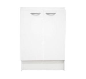 Mueble base lavaplatos 2 puertas Forlady blanco Mobikit