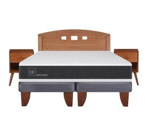 Cama europea 2 plazas Ortopedic advance base dividida + set New Gales Cic