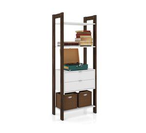 Gabinete 2 cajones AZ blanco Tecnomobili