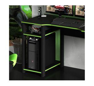 Escritorio Gamer 2 repisas ME verde Tecnomobili