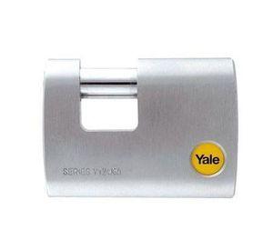 Candado anticorte alta seguridad puertas cortina bronce 50mm Y124 Yale