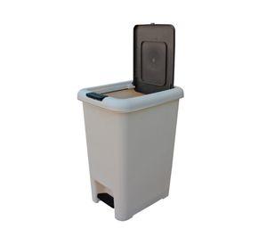 Contenedor de basura SN10 30 lt  50x30x39 cm beige