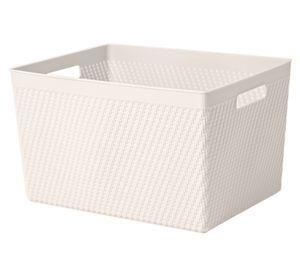 Canasto organizador clóset Look mimbre 18 lt
