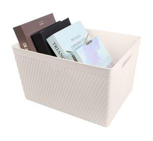 Canasto organizador clóset Look mimbre 18 lt