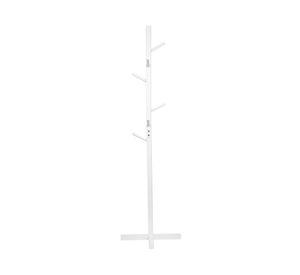 Perchero 8 ganchos 157x45x45 cm blanco