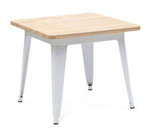 Mesa infantil Becca natura/blanco