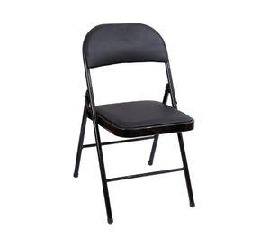 Silla plegables con acolchado BDX448 negro