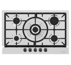 Encimera a gas 5 platos QEG5W Deluxe inox