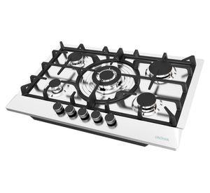 Encimera a gas 5 platos QEG5W Deluxe inox