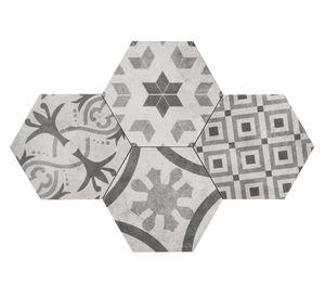 Gres Porcelanato 20x23 cm 1 m2 Hexagon gris