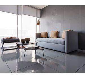 Porcelanato técnico Plain grey pulido 60x60 cm 1.44 m2