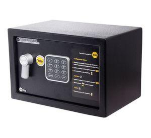 Caja fuerte electrónica 8,6 litros 20x31x20 cm Compact negro Yale