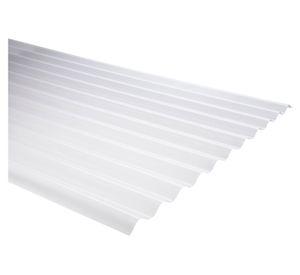 Ondulado 0,5x810x2500 mm policarbonato opal Femoglas