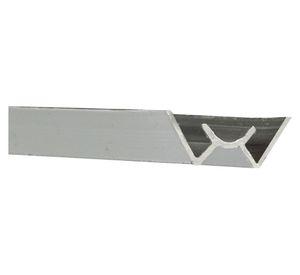 Perfil esquinero interior 1x250 cm plata