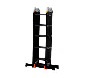 Escalera alto 5.7 m 20 peldaños negro