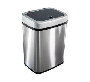 Basurero automático DZT-30-5SL plata 30 lt
