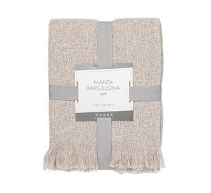 Manta Barcelona beige 125x150 cm