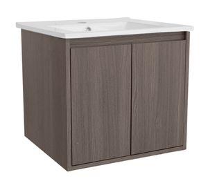 Mueble vanitorio Amelie ulmo + cubierta 60x46 cm