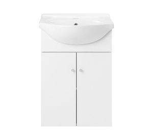 Kit mueble vanitorio Marie blanco 50x80 cm + cubierta