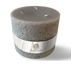 Vela Pilar 10x12.5 cm gris