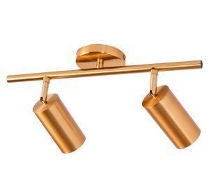 Lámpara de techo 50 W GU10 luz LED Kelsey X2 bronce