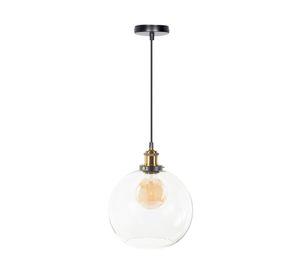 Lámpara colgante 40 W E27 luz cálida Bubble transparente