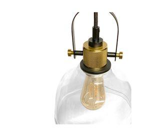 Lámpara de colgar 40 W E27 luz cálida transparente Mae