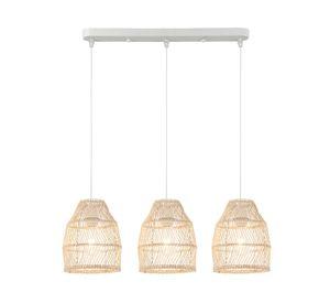 Lámpara colgar 40W E27 3L LED Sarah natural