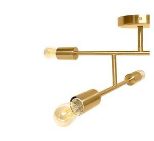 Lámpara de techo 4L E27 Lexie bronce