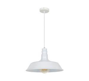 Lámpara colgante 40 W E27 luz cálida Isi blanco
