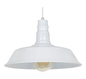 Lámpara colgante 40 W E27 luz cálida Isi blanco