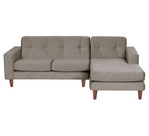 Sofá Seccional Salerno derecho gris Latam Home