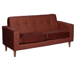 Sofá Salerno 2 cuerpos café Latam Home