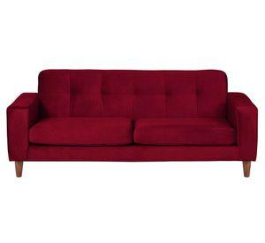 Sofá Salerno 3 cuerpos rojo Latam Home
