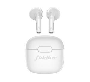 Audífono tws fiddler FD-COLORS23W bluetooth + cable tipo C blanco