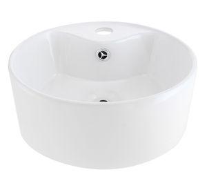 Lavamano sobreponer 13 litros loza blanco
