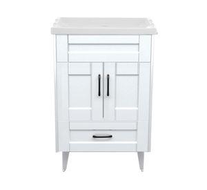 Mueble vanitorio 50 cm BM-Deluxe-50SKB+F-50 blanco Domsa
