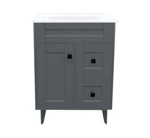 Mueble vanitorio 60 cm BM-DELUXE-N60SKG+P-6 gris