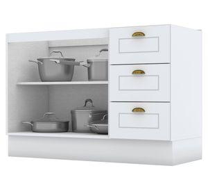 Mueble cocina Colorado blanco/café