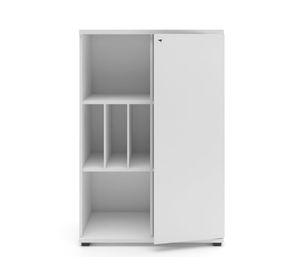 Gabinete medio 1 puerta Office blanco Form Office