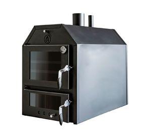 Horno a leña Petit 58 lt gris