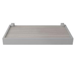 Repisa Duetto gris 4x40x20 cm