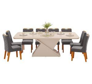 Juego de comedor 8 personas rectangular Berlin