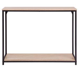 Mesa arrimo Bianca 81x106x35 cm natural