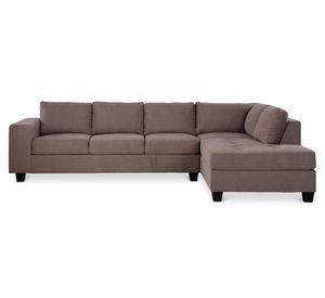 Sofá seccional 5 cuerpos derecho Tamesis taupe