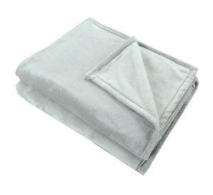 Frazada Flannel gris 2 plazas