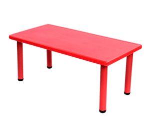 Mesa infantil rectangular rojo Talbot