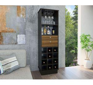 Mesa de centro + bar Classic caramelo/wengue TuHome
